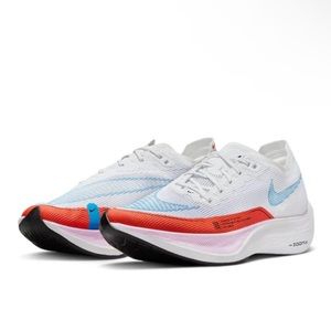 - - - NIKE Zoomx VAPORFLY Next% 2 Run women size 8 white rush orange New